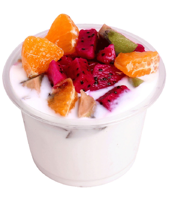 Petites tasses jetables en plastique de dessert de gelée de mangue de pp pour la crème glacée de pudding