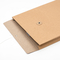 Le gousset de Brown C4 enveloppe le sac de document de papier d'emballage avec la fermeture de bouton