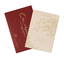 Enveloppes rouges de luxe de carte-cadeau de mariage 5x7 4x6 avec des invitations se pliantes