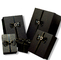 Boîte d'emballage cadeau en carton noir nacré Gelebor pour vêtement
