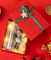 Boîte Sélection Biscuit Chocolat Biscuit Noël Noël Conception Bonhomme Neige Père Noël
