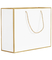Logo adapté aux besoins du client de sac à provisions de carton de papier de luxe CCWB pour le vêtement de vêtements