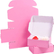 Emballage du boîte-cadeau ondulé rose pour le stockage de expédition de expédition