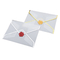 Divers matériaux de cellophane d'enveloppe d'enveloppe translucide de chèque-cadeau