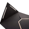 Enveloppe de bronzage UV de Logo Black Card Kraft Paper pour des affaires