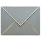 Conception de impression faite sur commande de Grey Paper Gift Card Envelopes de luxe